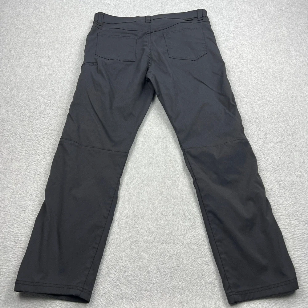 Wrangler ATG All Terrain Gear Pants Mens 36x30 Black Nylon Stretch Hike Outdoor